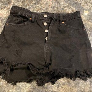 Size 2 Wild Fable Black High rise Jean shorts